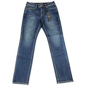 Liverpool Jeans Kingston Modern Straight 32x32 ECO Distressed Dark Wash NWT